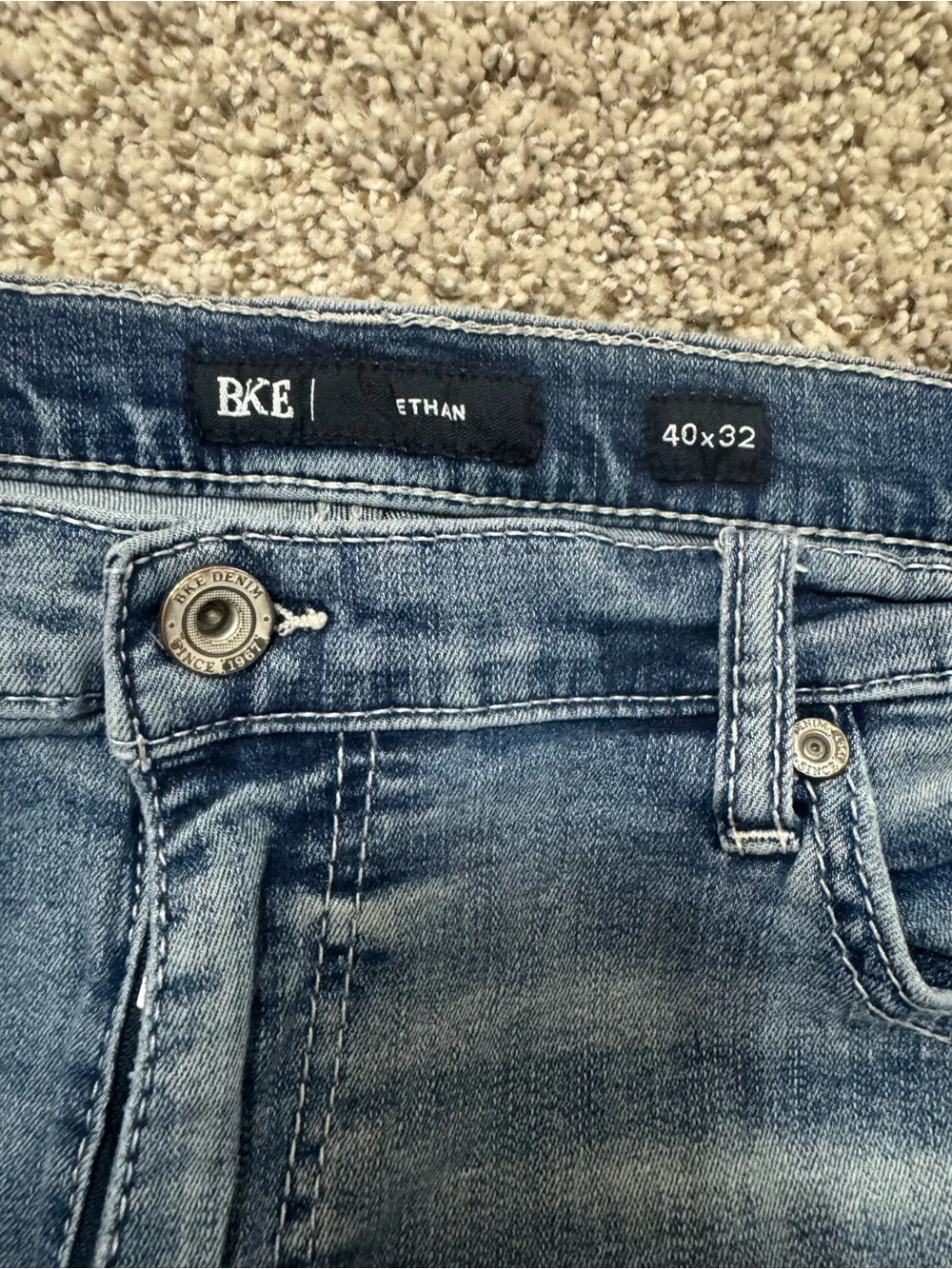 BKE Men’s Light Blue Skinny Jeans